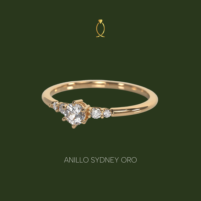 Anillo Sydney Oro 18k