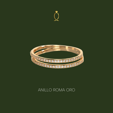 Anillo Roma Oro 18k